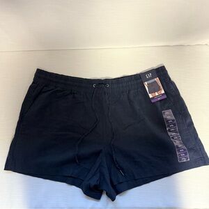 GAP Women's Navy Blue Linen Shorts